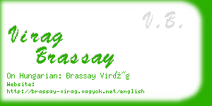 virag brassay business card